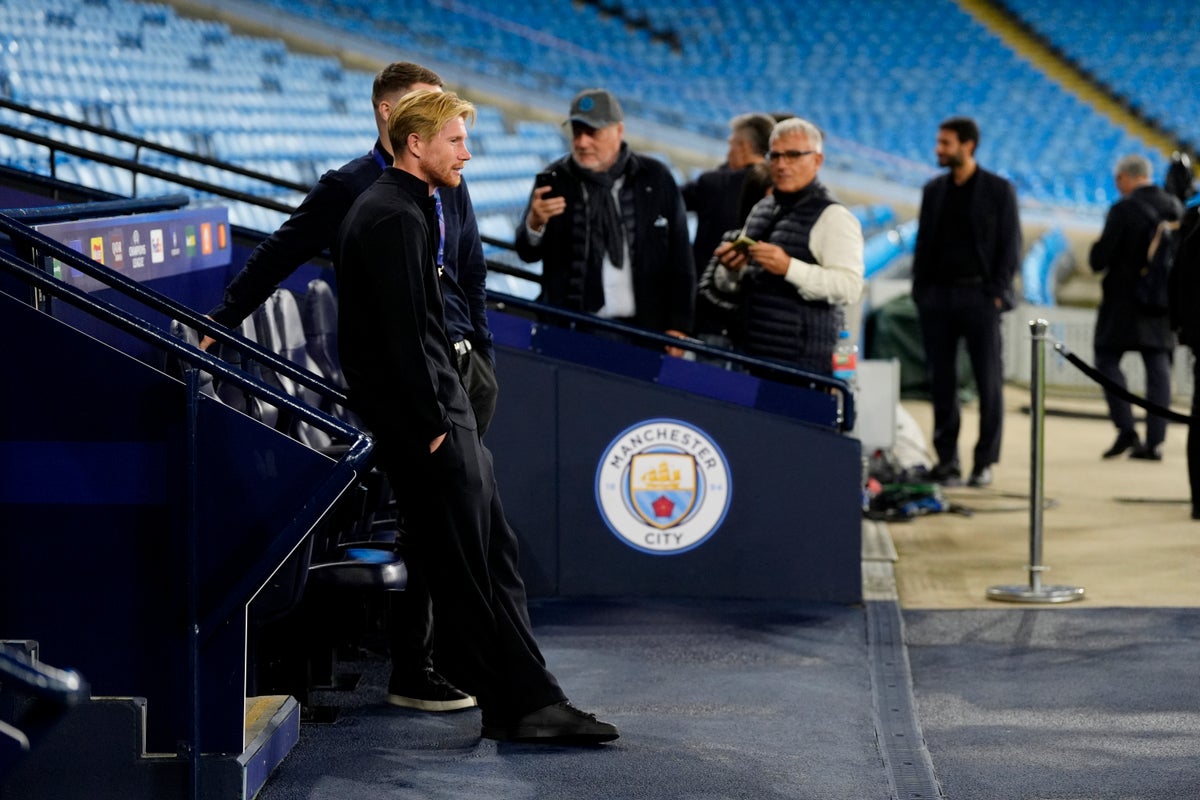 Man City v Napoli live: Kevin De Bruyne returns to the Etihad in Champions League