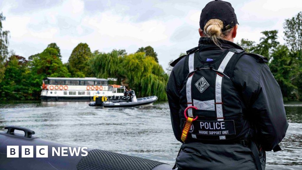 Marine police search River Thames ahead of Trump visit to Windsor