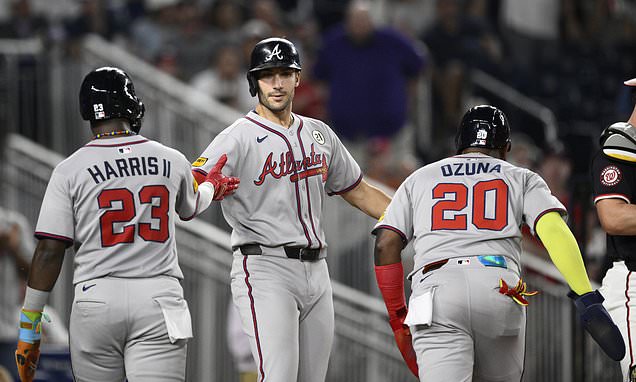 Matt Olson's 3-run homer lifts Braves over Nationals 11-3