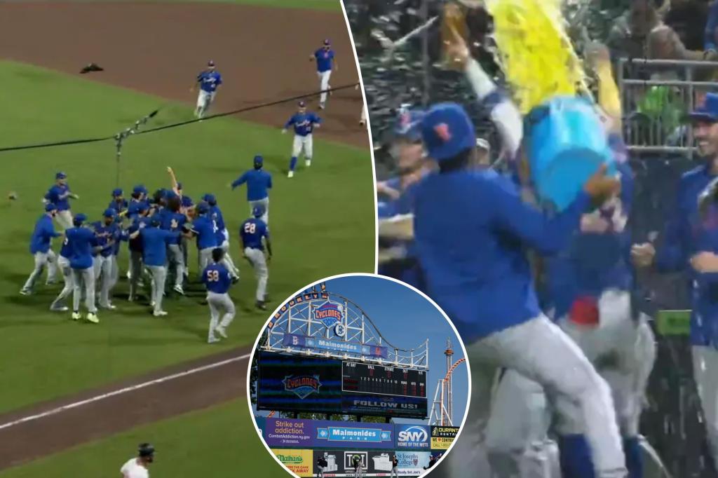 Mets' High-A Brooklyn affiliate wins South Atlantic League...