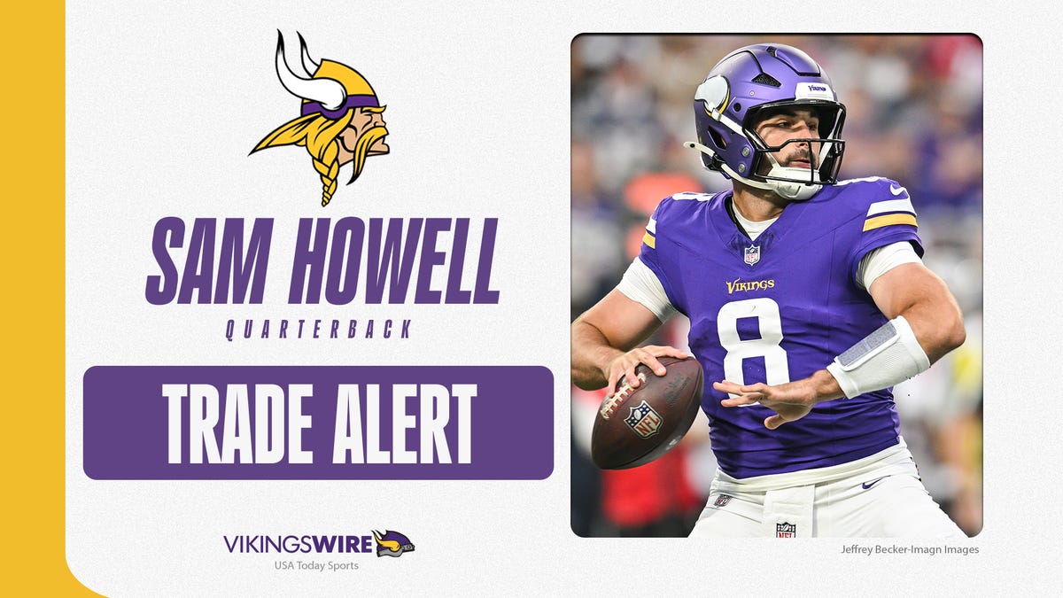 Minnesota Vikings trade away QB Sam Howell to Eagles following preseason finale