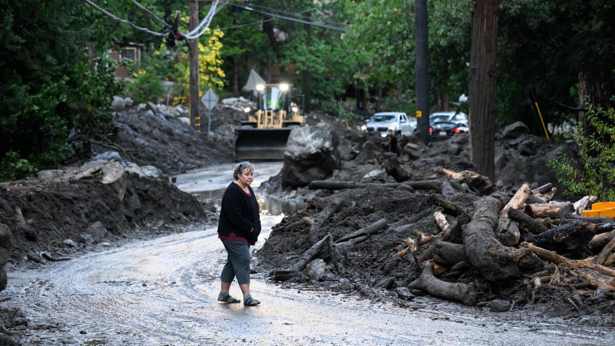 Mudslides trap drivers, 2-year-old missing in floodwaters as storm batters SoCal