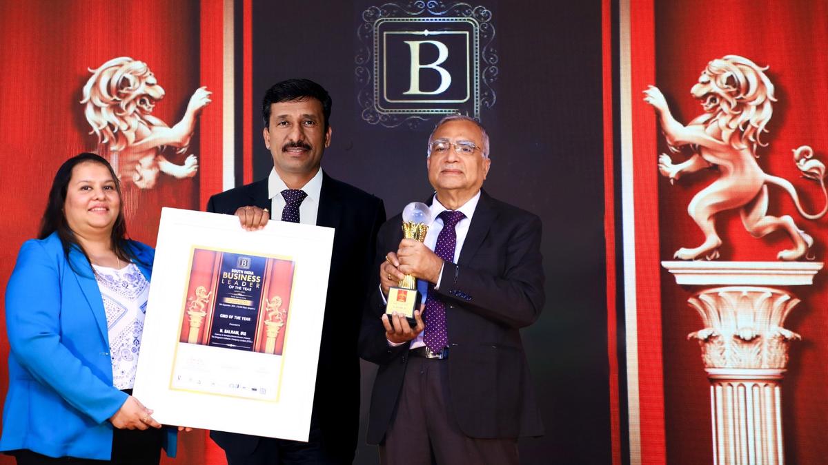 N. Balram of SCCL awarded 'Best CMD'  in South India