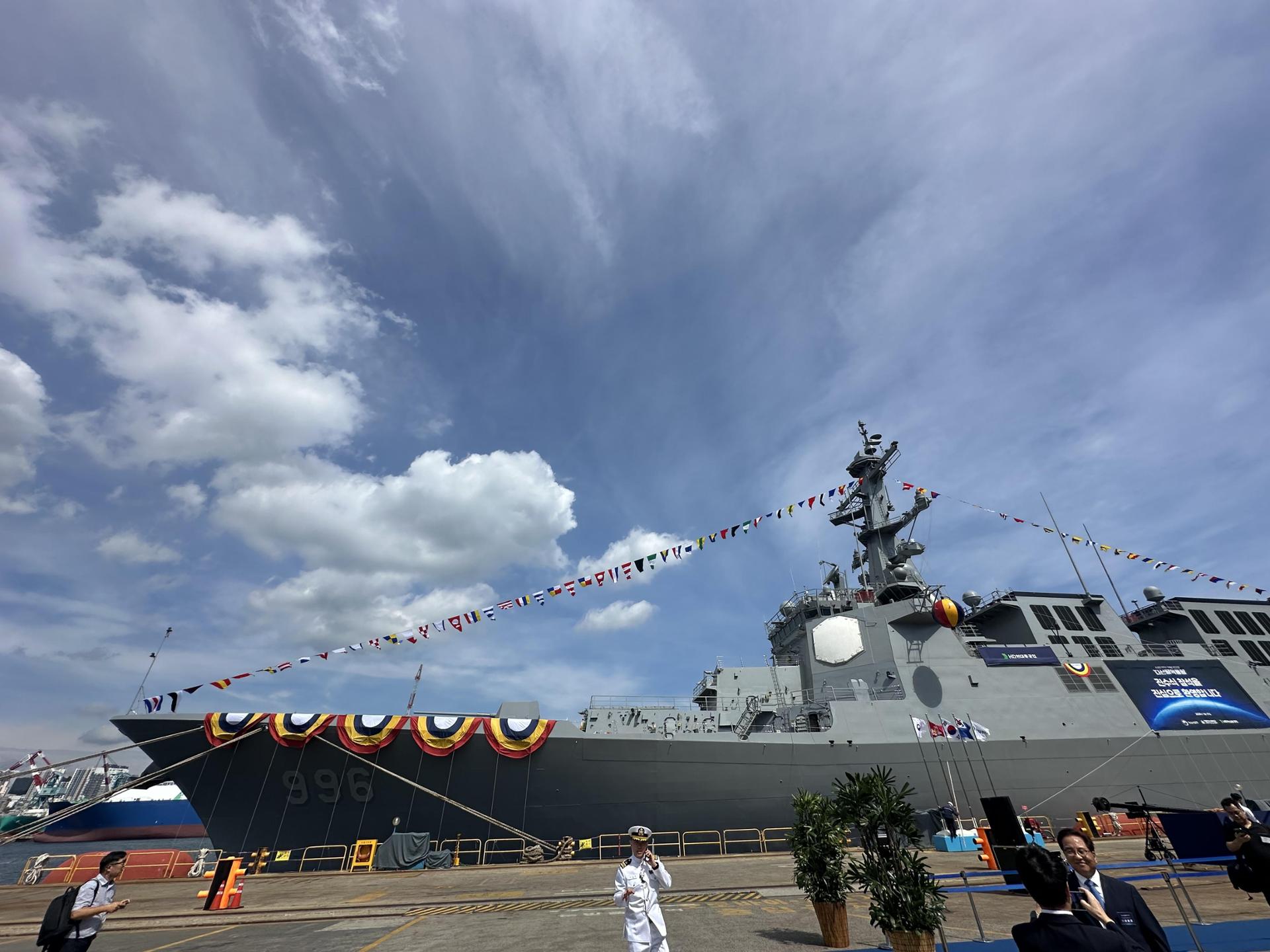 Navy commissions Aegis destroyer Dasan Jeong Yakyong to lead missile defense - The Korea Times