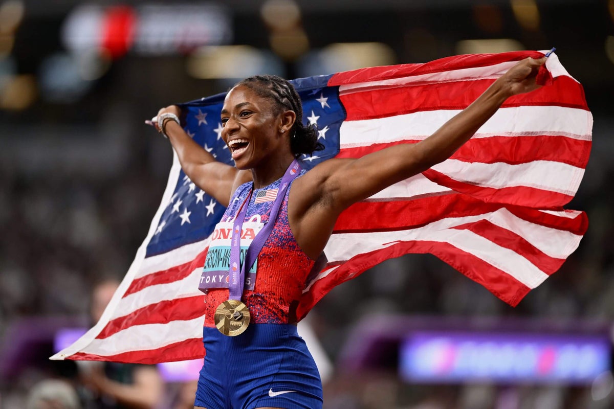 Noah Lyles, Melissa Jefferson-Wooden cap off a strong worlds for U.S. sprinters