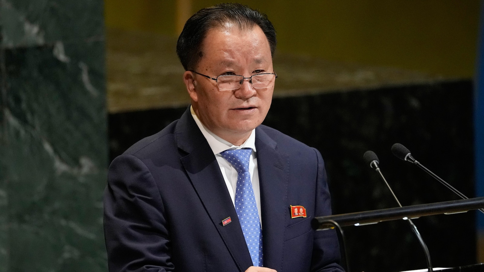 In a rare UN appearance, senior North Korean diplomat insists his country won't give up nukes