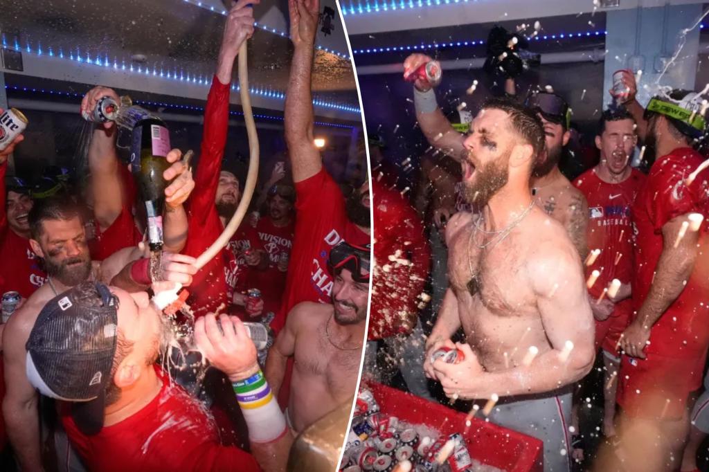 Phillies wildly celebrate clinching NL East after crazy win: 'I'm...