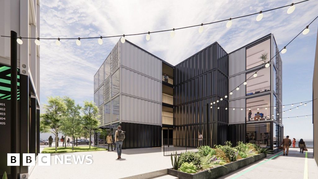 Plans for offices made from shipping containers approved in Port of Leith