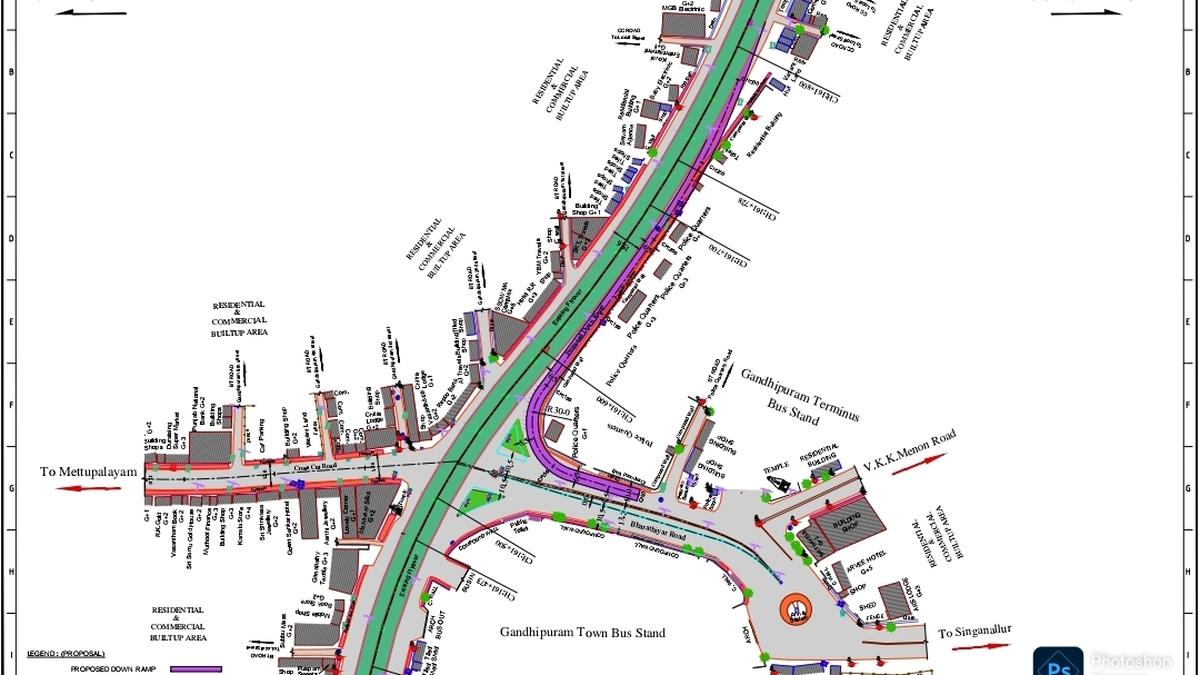 Plans to construct ramps for Gandhipuram flyover in Coimbatore put on hold