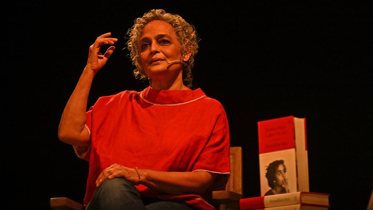 Plea seeks stay on sale of Arundhati Roy's book: Kerala HC seeks Centre's response on cover photo showing her smoking without statutory warning label