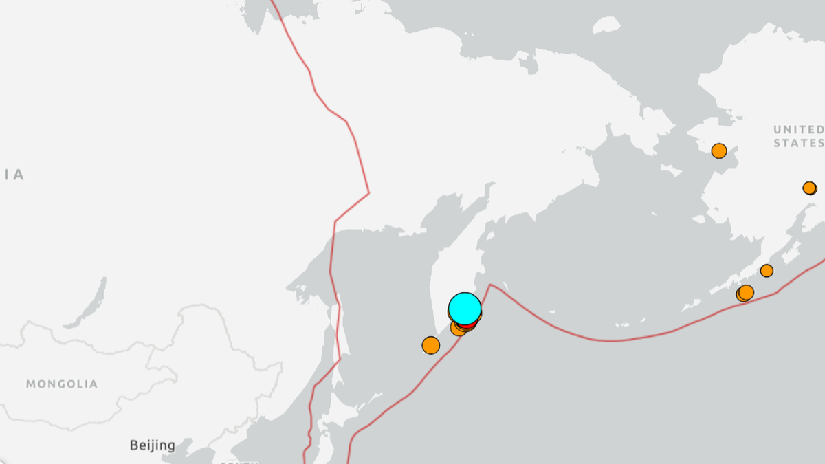 Powerful magnitude 7.8 earthquake shakes Russia's far east Kamchatka region