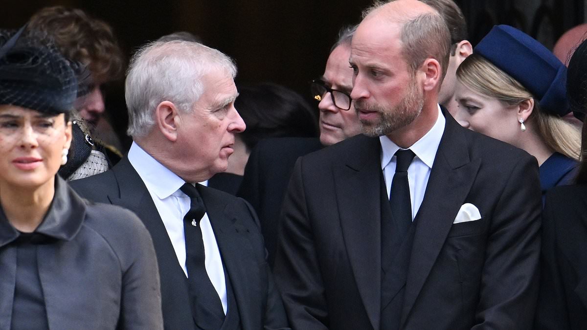 Prince Andrew and William had a 'very frosty' exchange, expert reveals