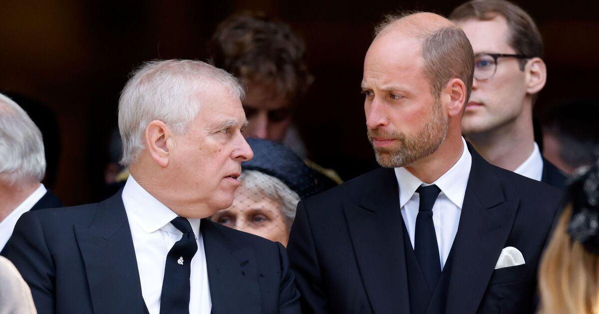 Prince Andrew's comments to 'furious' Prince William unmasked in tense exchange
