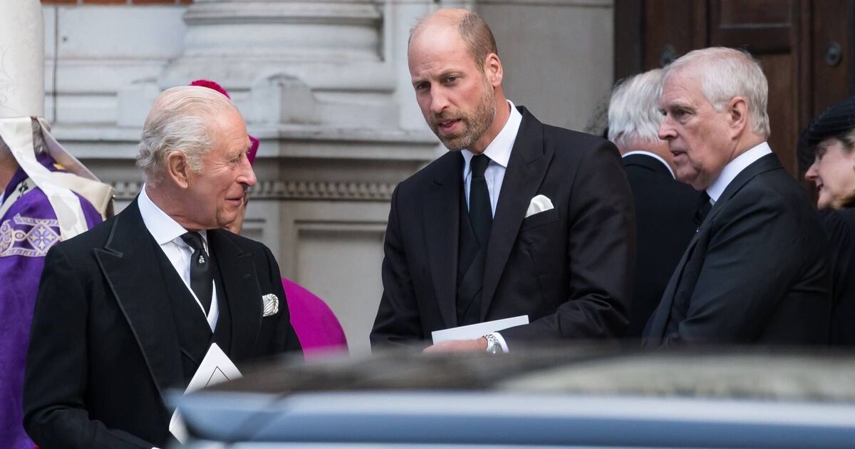 Prince William 'furious' at Prince Andrew after 'ambush' at family funeral