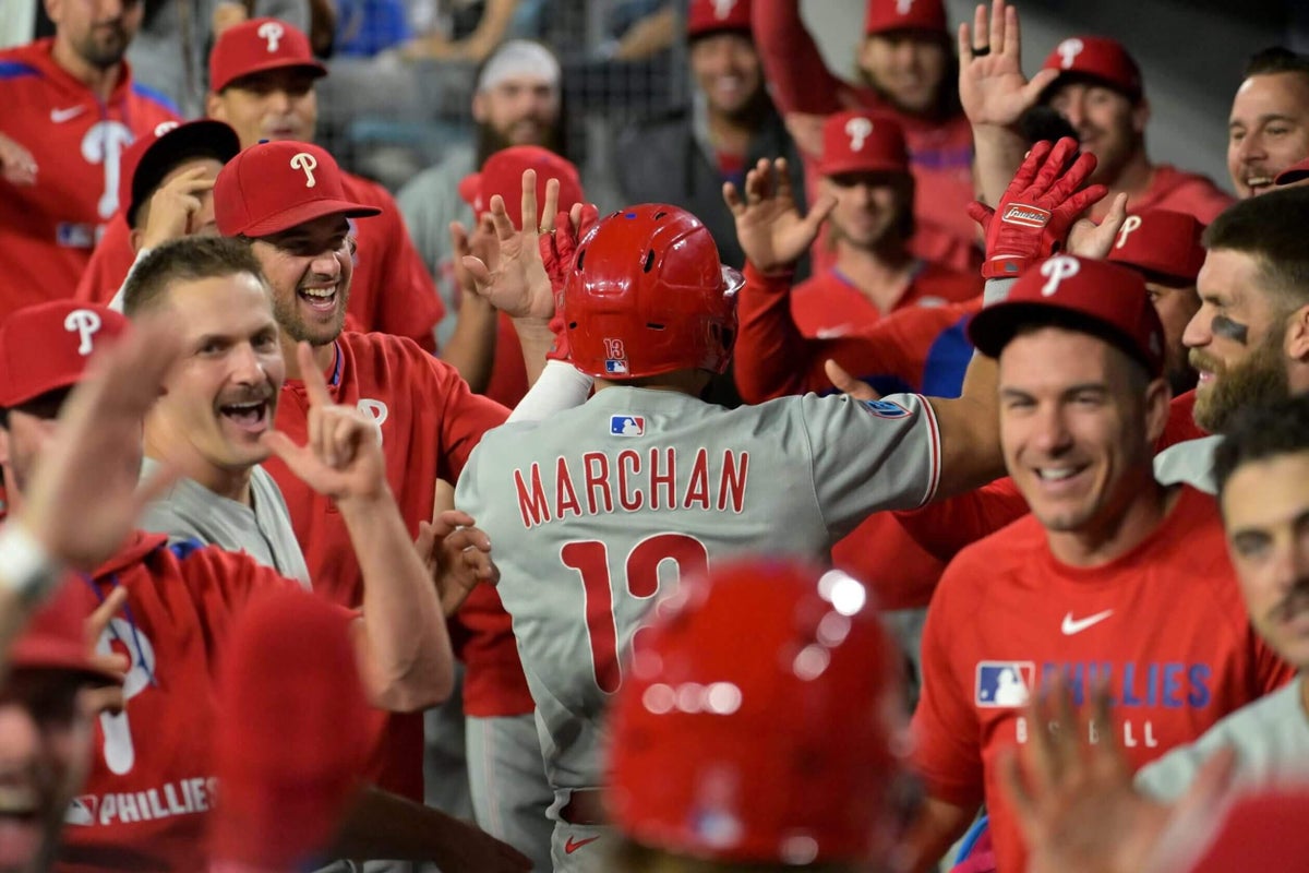 Rafael Marchán has his moment, and the Phillies are soaring toward a coveted playoff bye