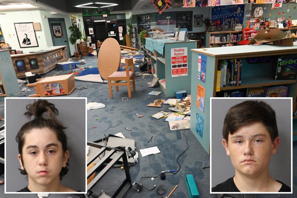 Rampaging Florida boys cause $50K in damages to school library  -- ...