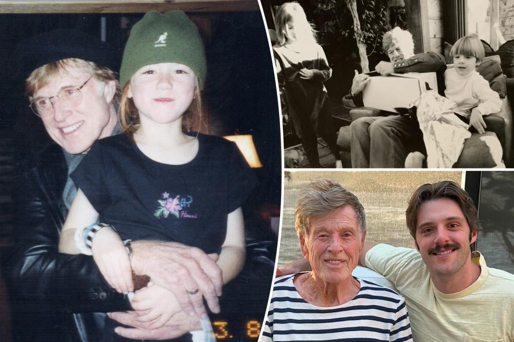 Robert Redford's grandkids share rare family photos as they react to...