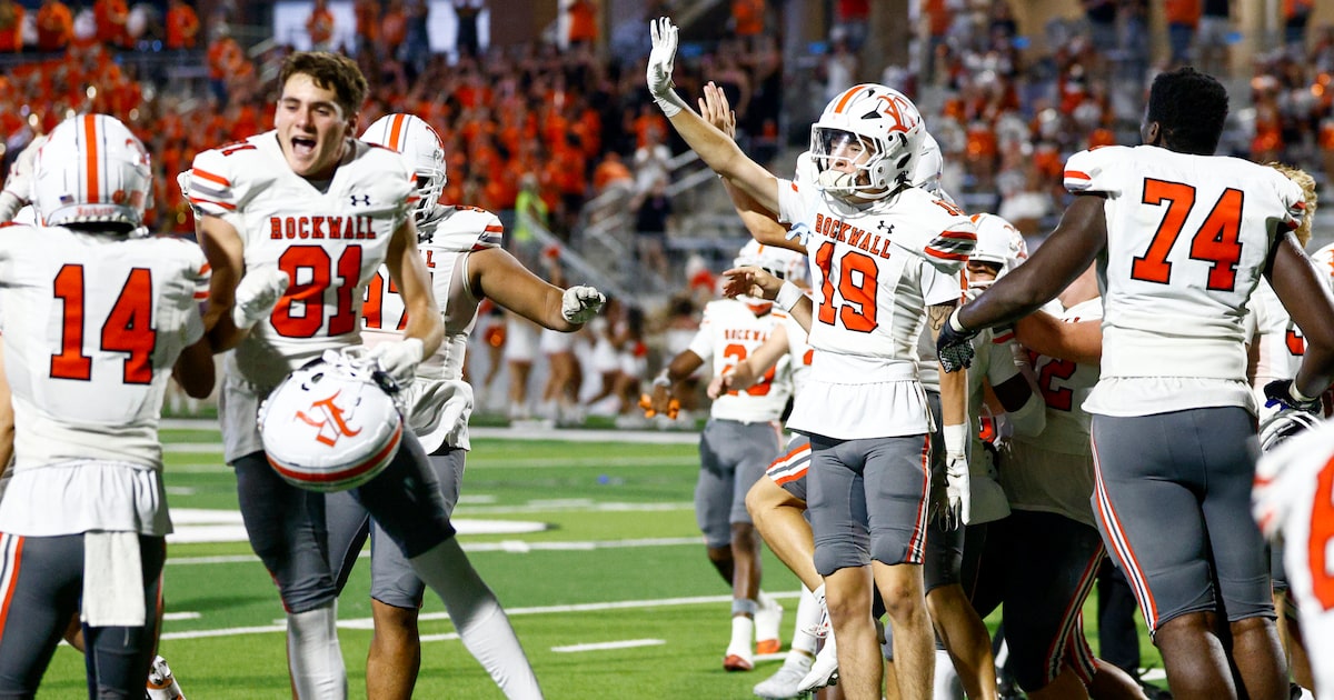 Rockwall upsets North Crowley, handing defending 6A state champion first loss in 20 games