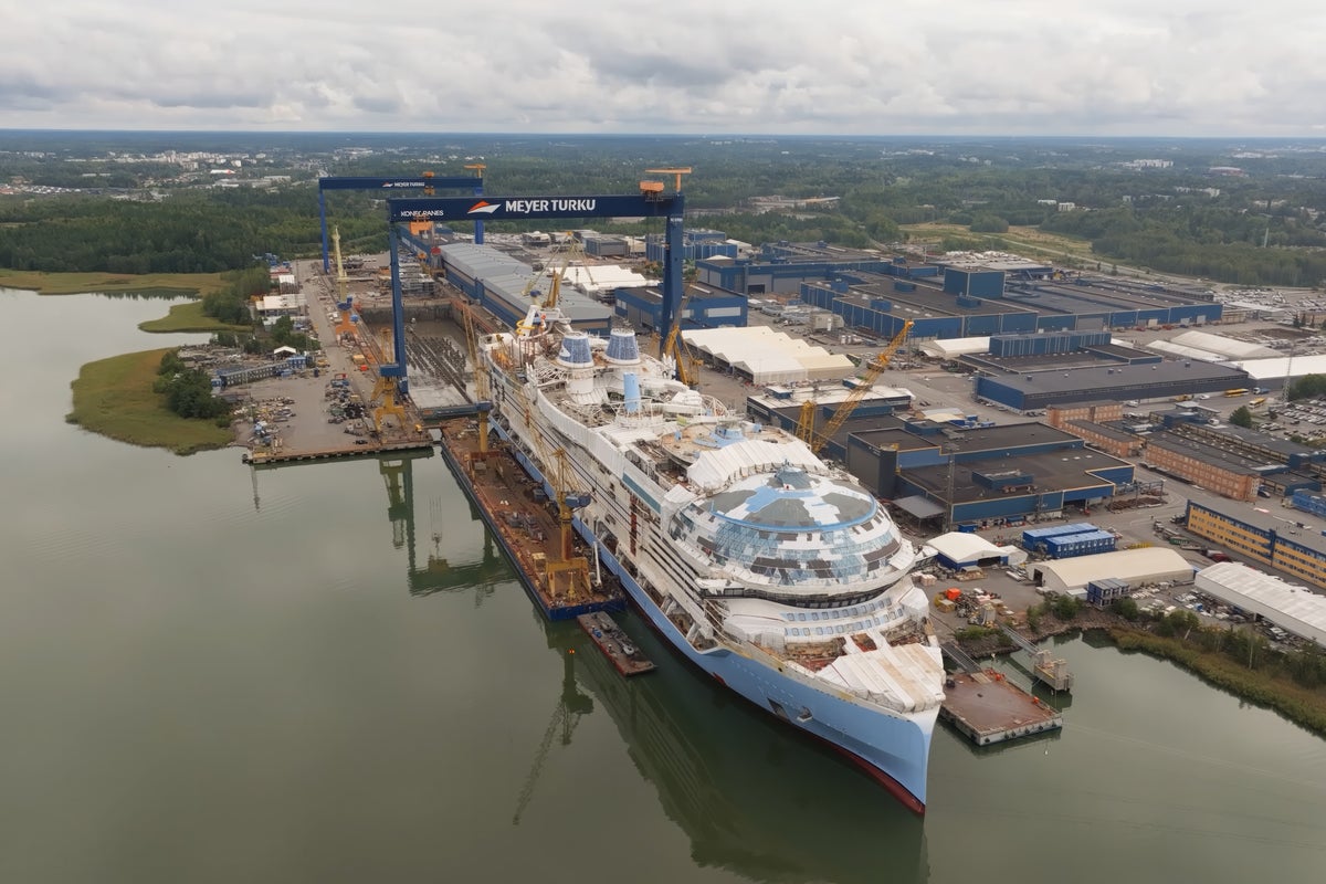 Royal Caribbean floats out its next mega cruise ship Legend of Seas