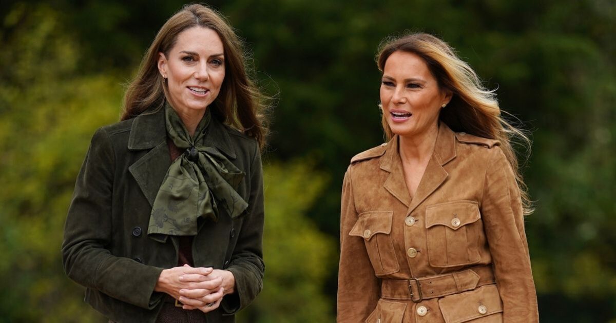 Royal fans left surprised by Melania Trump's outing with Princess Kate