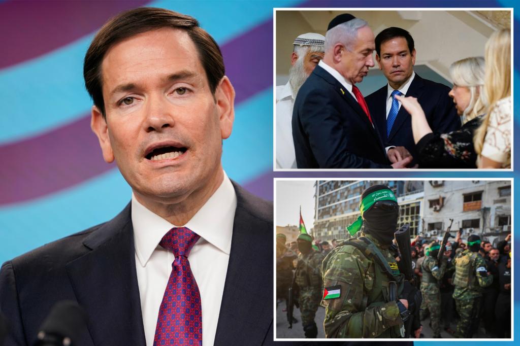 Rubio: Negotiated settlement with Hamas unlikely because 'savage...