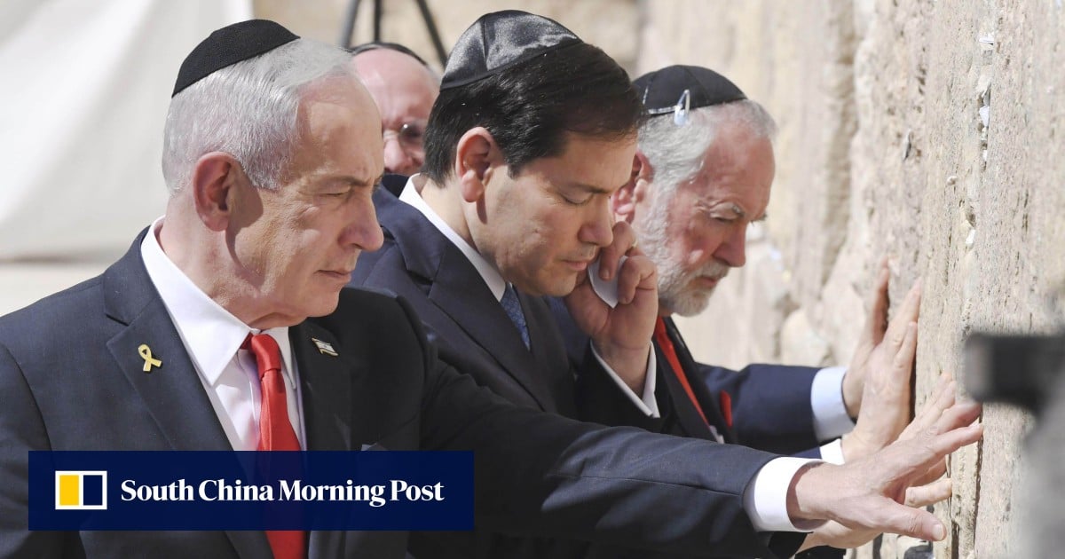 Rubio visits Jerusalem archaeological site in boost to Israel's claims