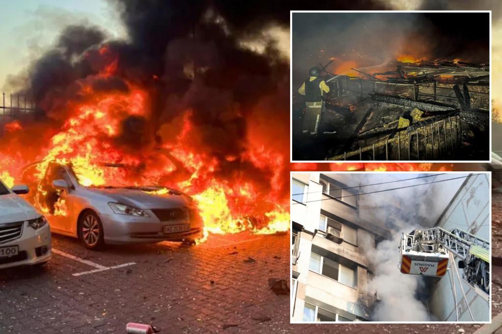 Russia launches large-scale attack on Ukraine, killing 3 and injuring...