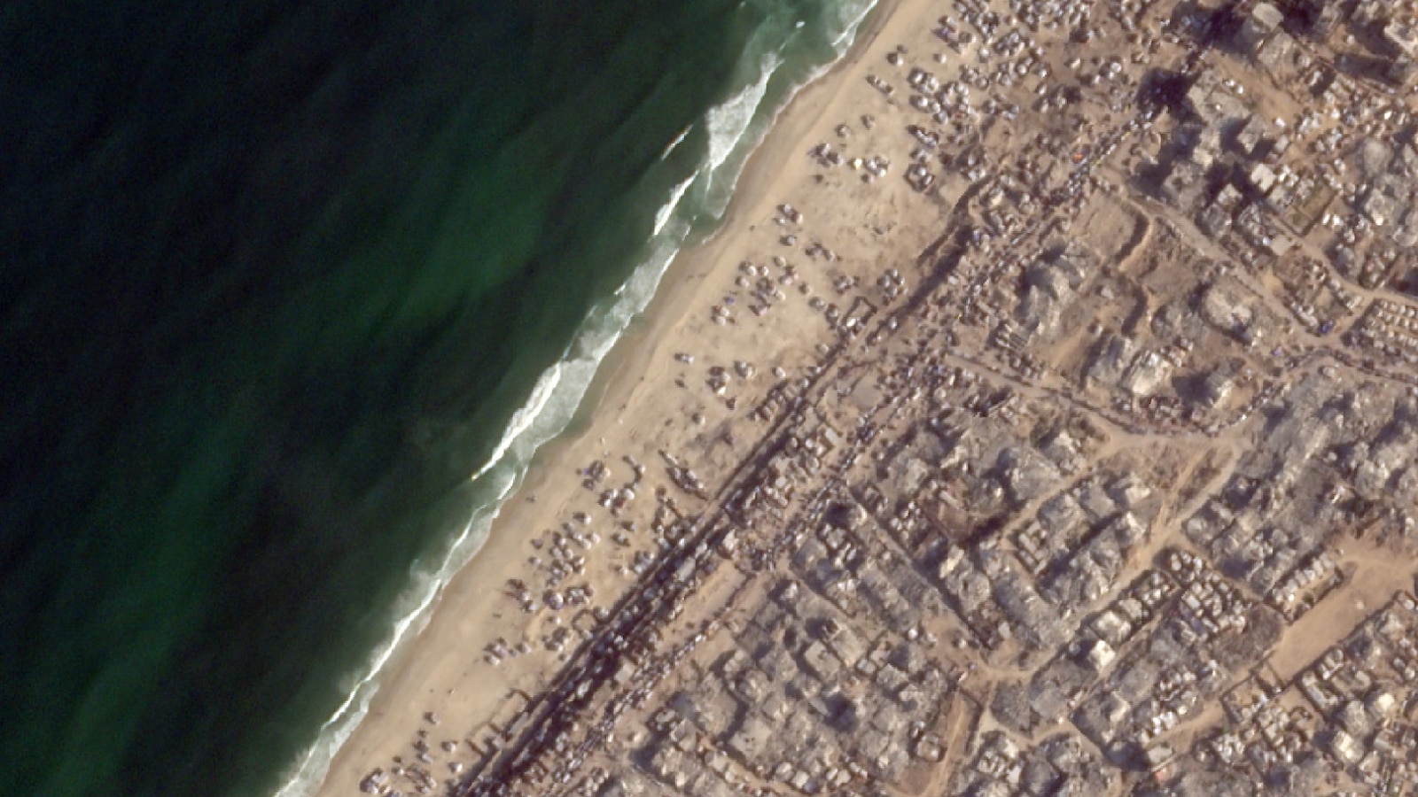 Satellite images show mass evacuation from northern Gaza amid Israeli ground offensive in Gaza City