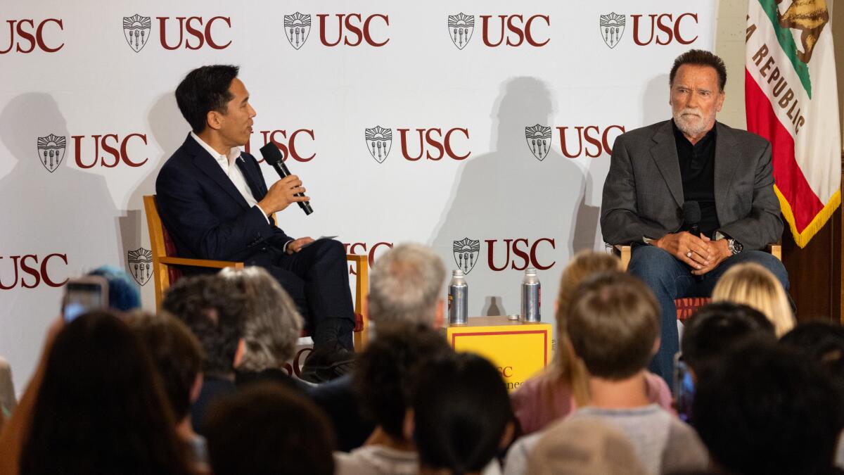 Schwarzenegger decries polarization, criticizes Newsom's gerrymandering effort