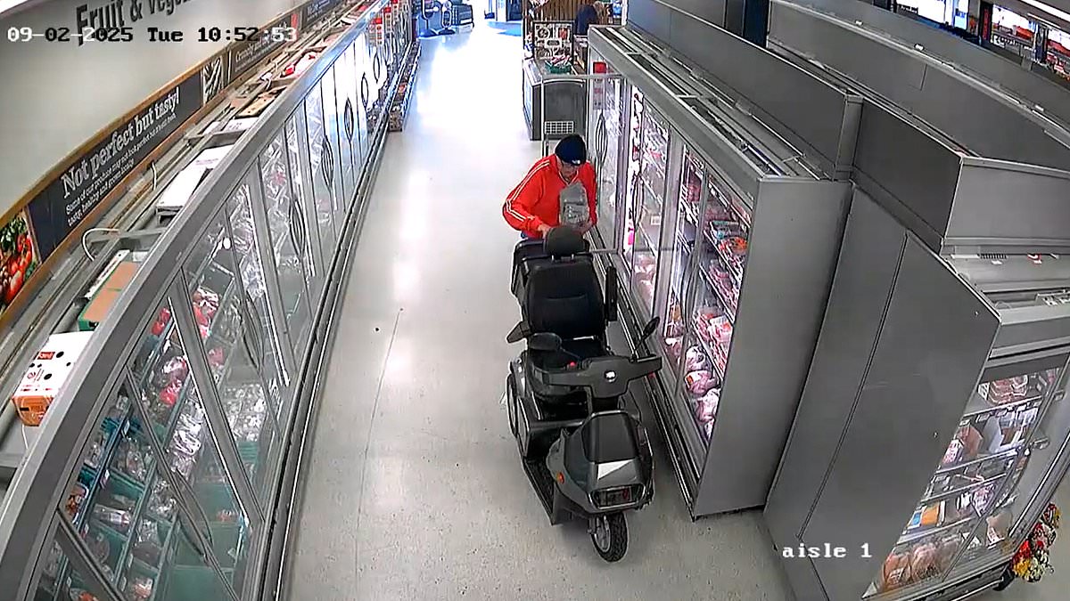 Scooter-riding pensioner stealing steaks days after a similar offence
