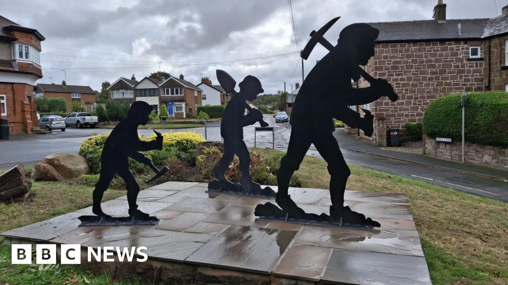 Sculpture in memory of Cheshire coal miners unveiled
