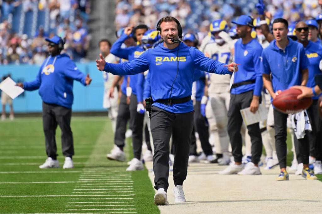 Sean McVay tore his plantar fascia during Rams' Week 2 win: 'A little...
