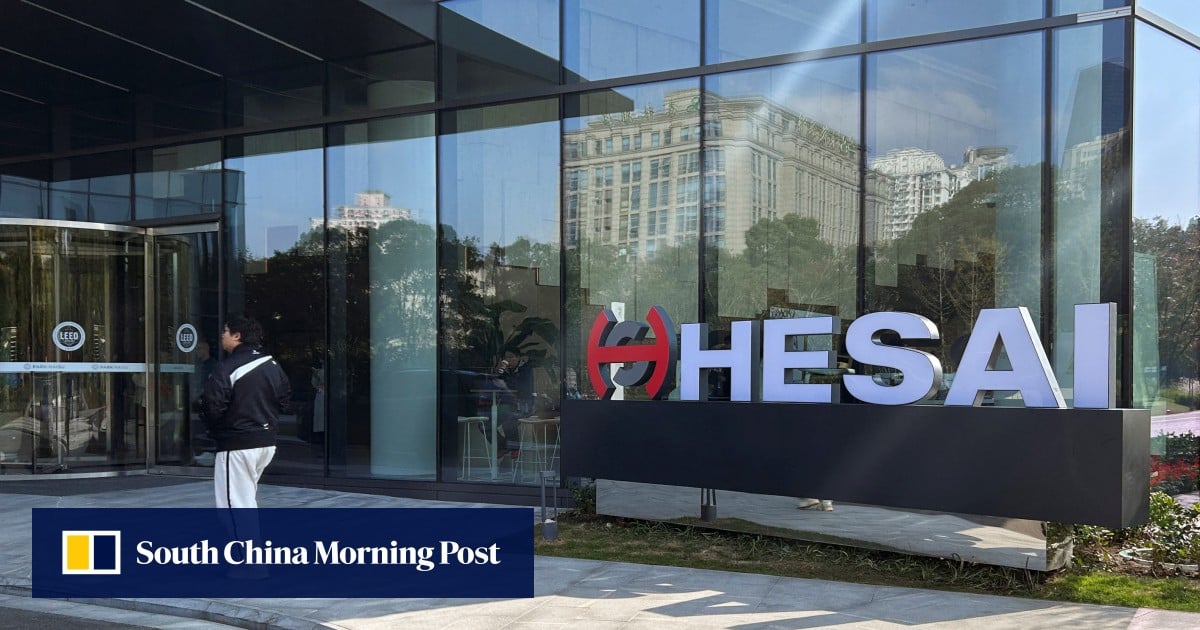 Shares in Chinese lidar-sensor maker Hesai rise in Hong Kong debut