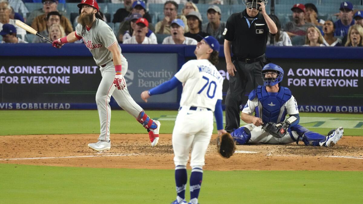 Shohei Ohtani is removed after five no-hit innings, then Dodgers' bullpen collapses in loss