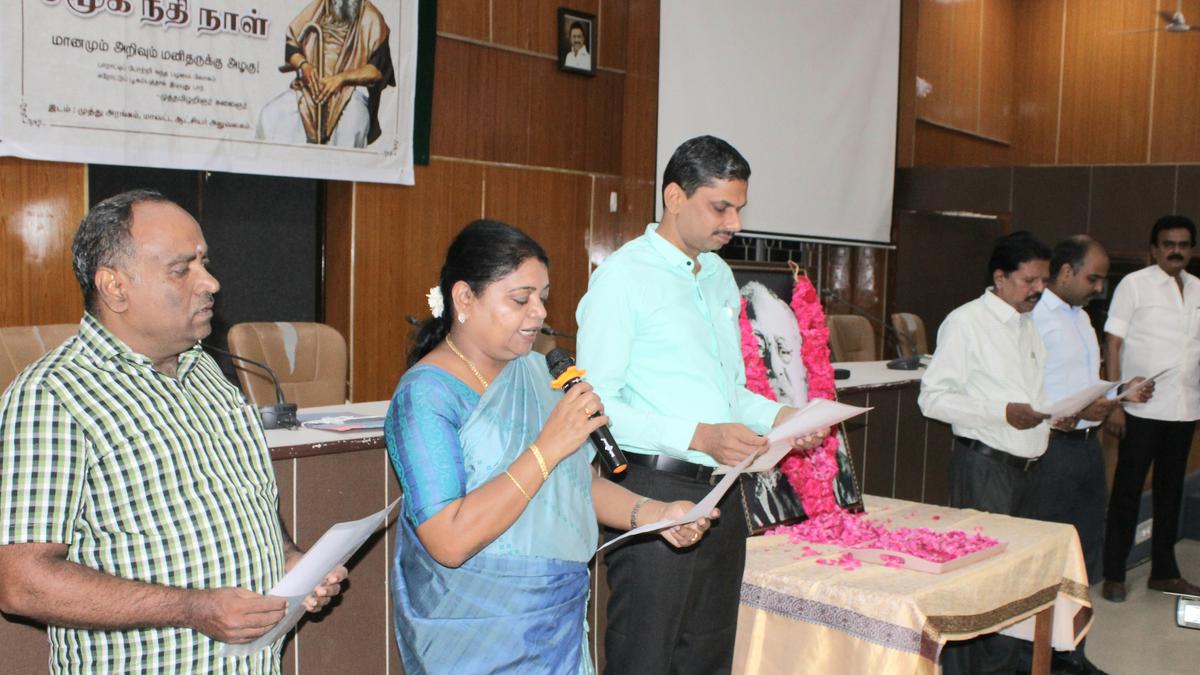 Social justice day observed in Tirunelveli and Thoothukudi