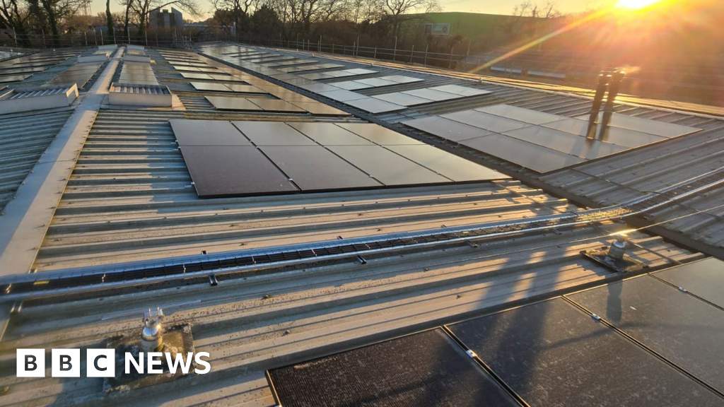 Solar panel switch on for South Central Ambulance Service