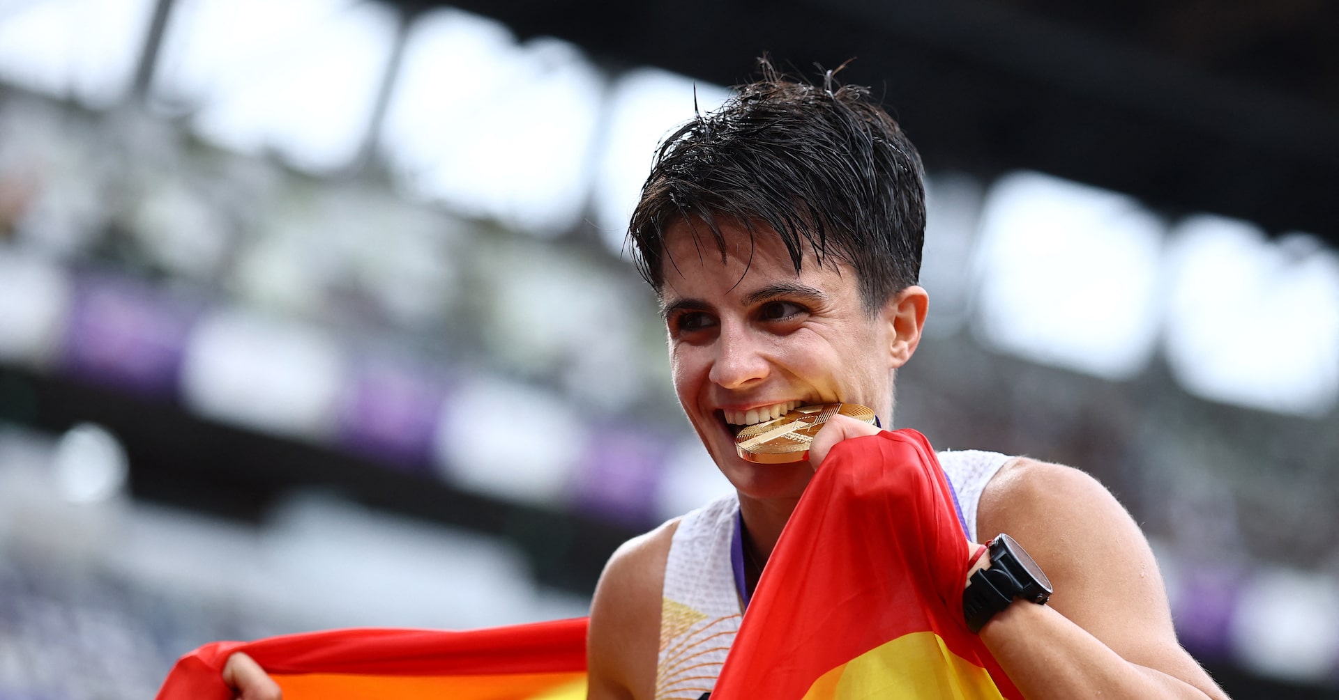 Spain's Perez wins 20km walk for double gold