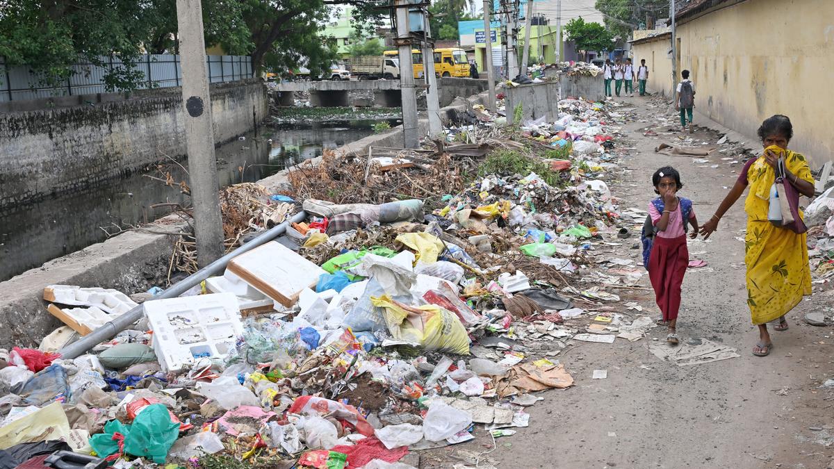 Standoff between contractor and workers leads to waste accumulation across city