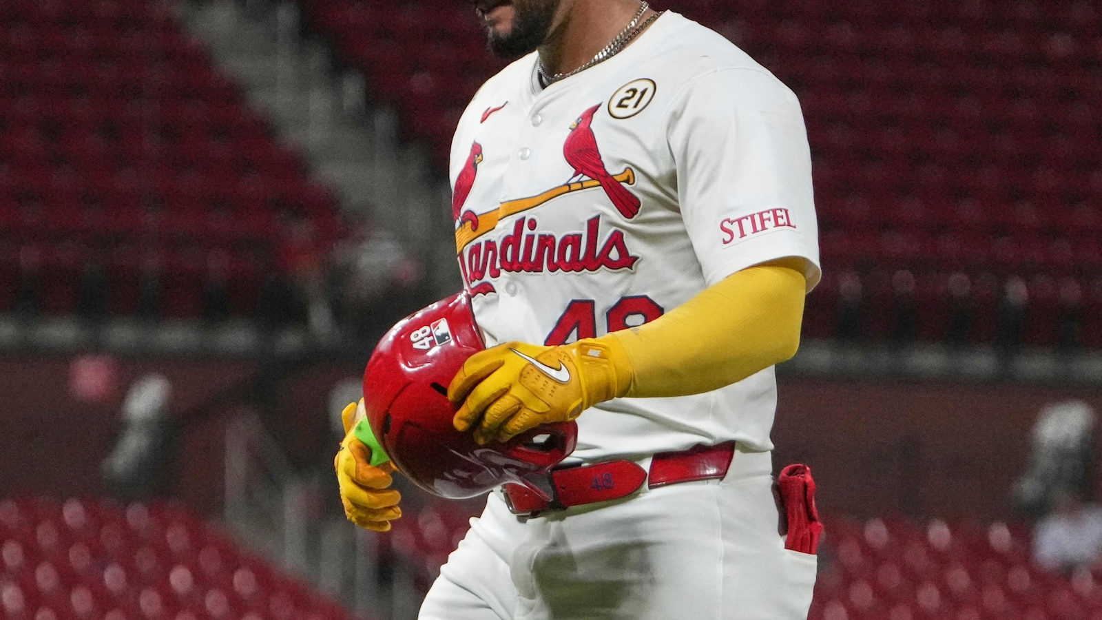 Stephenson hits 3-run double, Reds beat Cardinals 11-6 and close within 2 games of last NL wild card