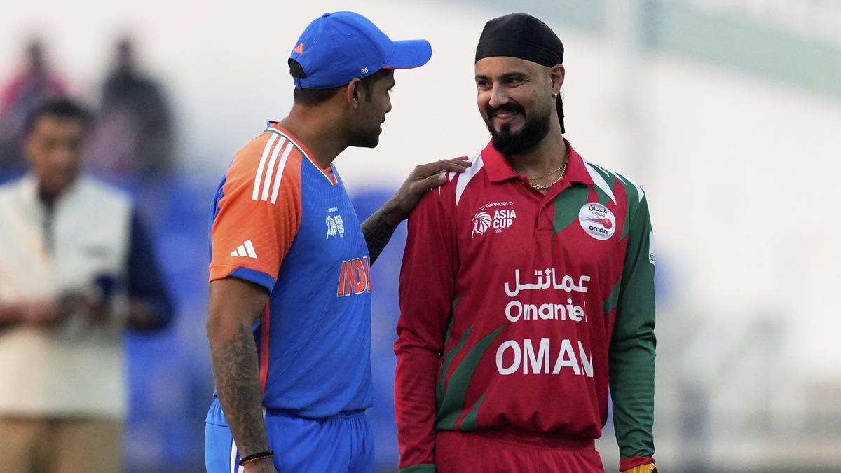 Suryakumar meets Oman players after their spirited performance in Asia Cup clash