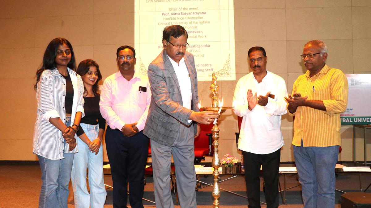 Swachhotsav 2025 begins at Central University in Kalaburagi