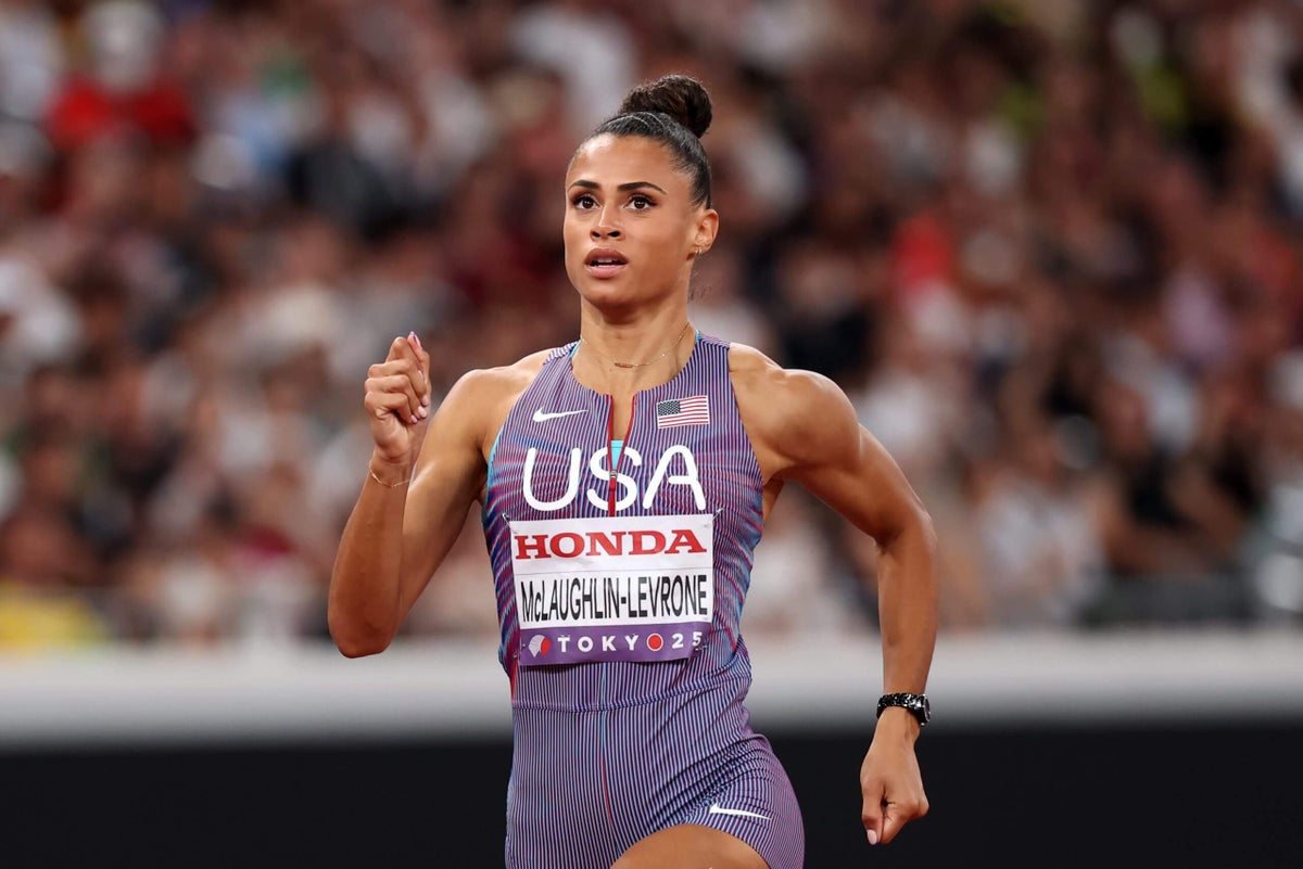 Sydney McLaughlin-Levrone breaks American 400-meter record at world championships