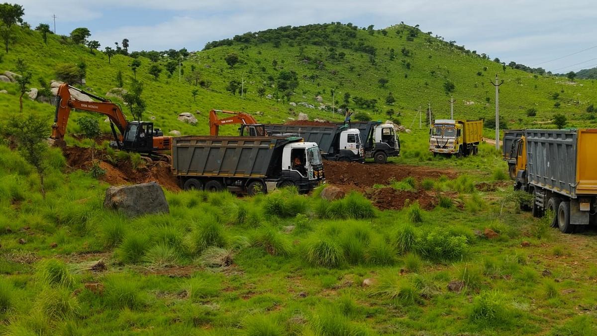 TDP, YSRCP seek answers to 'illegal' soil mining at Palasamudram mandal