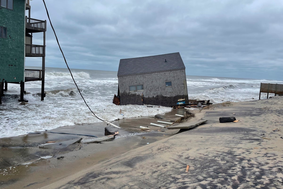 The Atlantic Ocean has claimed another beach house on the fragile Outer Banks
