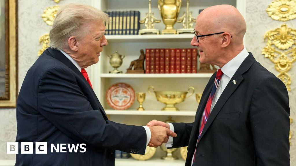 The blossoming relationship between Donald Trump and John Swinney