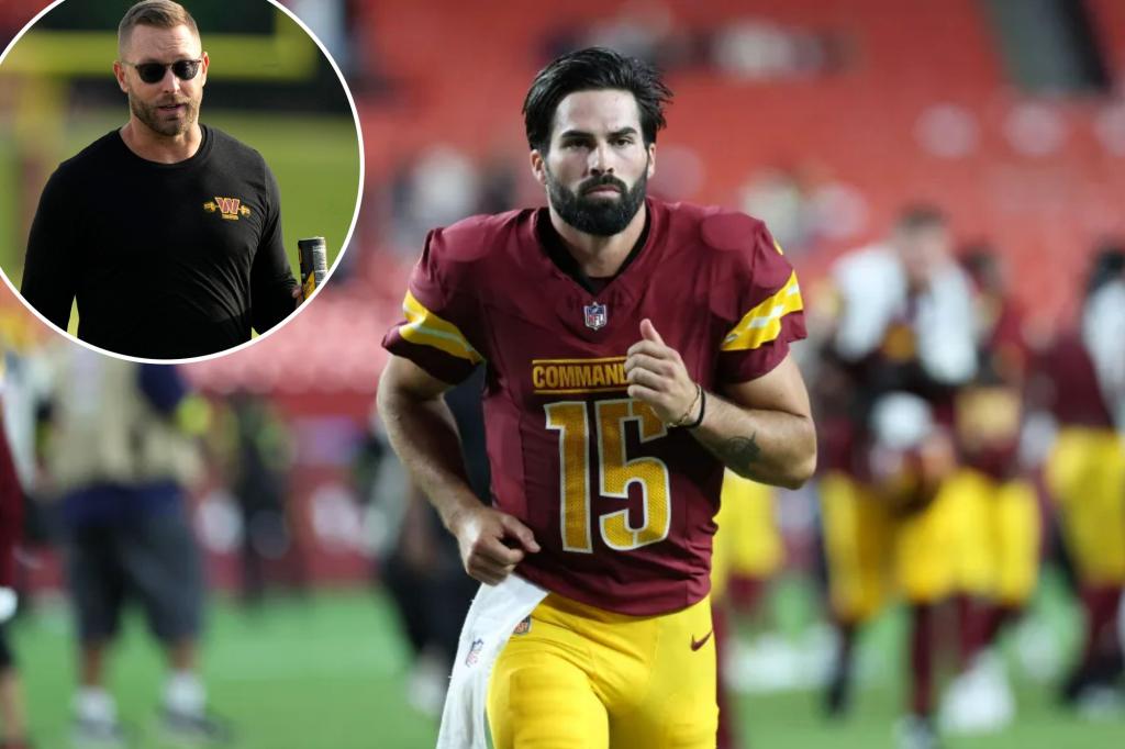 The one 'too good looking' QB Commanders coach wouldn't let marry his...
