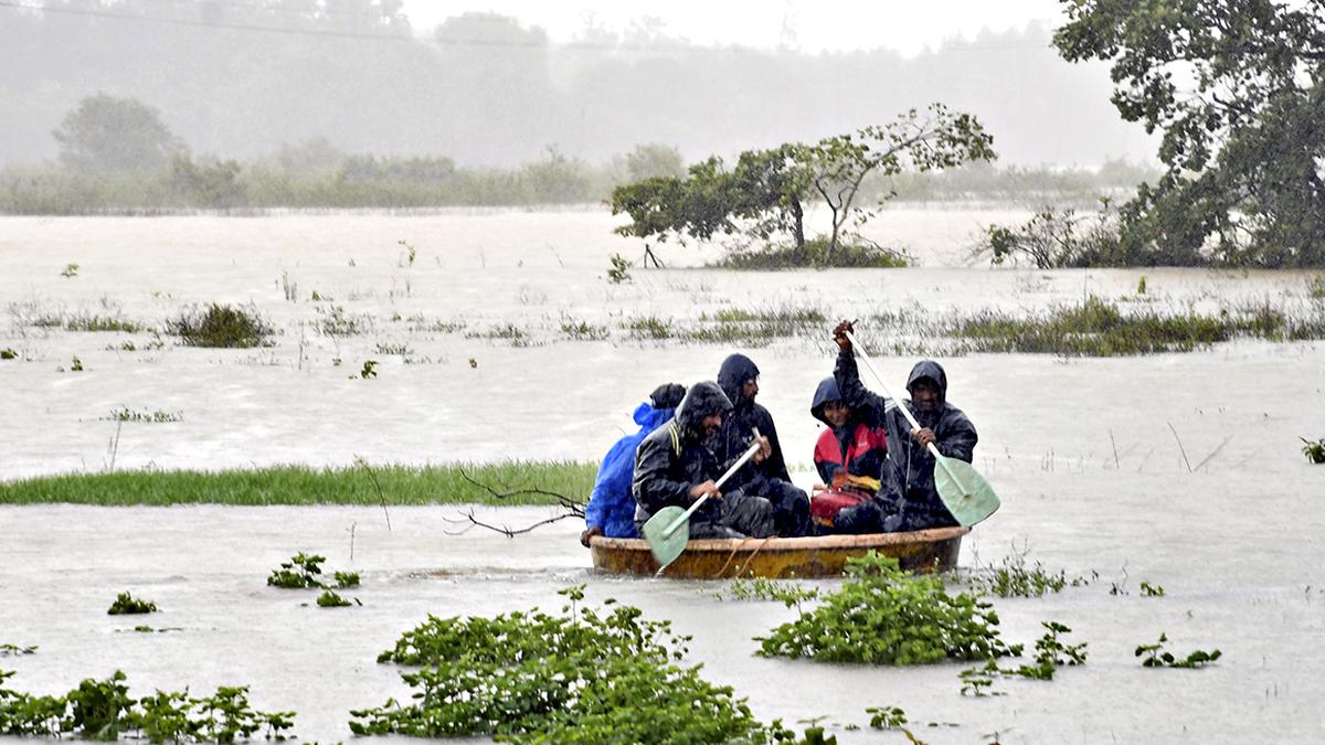 These families in Shivamogga village depend on coracles for everyday travel