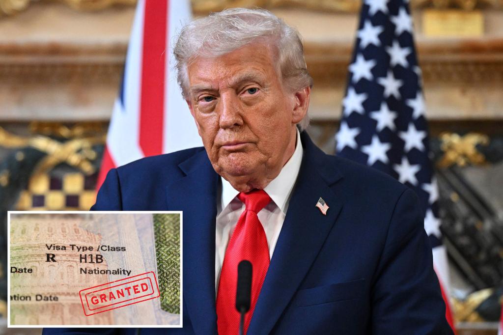 Trump adding $100K fee to H1-B visa applications in latest crackdown...