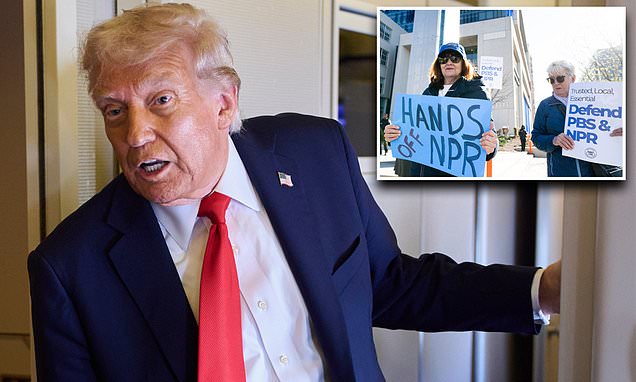 Trump crack VERY sharp joke after being grilled by NPR reporter