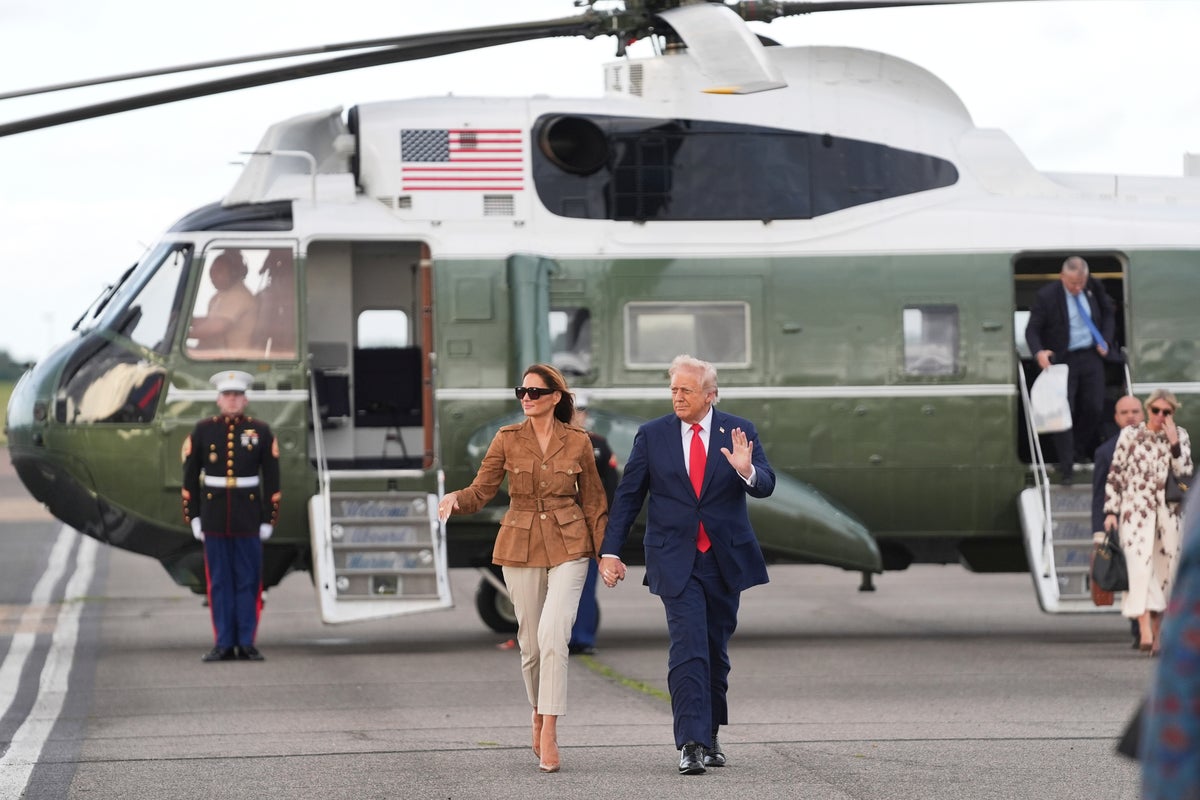 Trump forced to switch helicopters in London due to 'minor hydraulic issue'